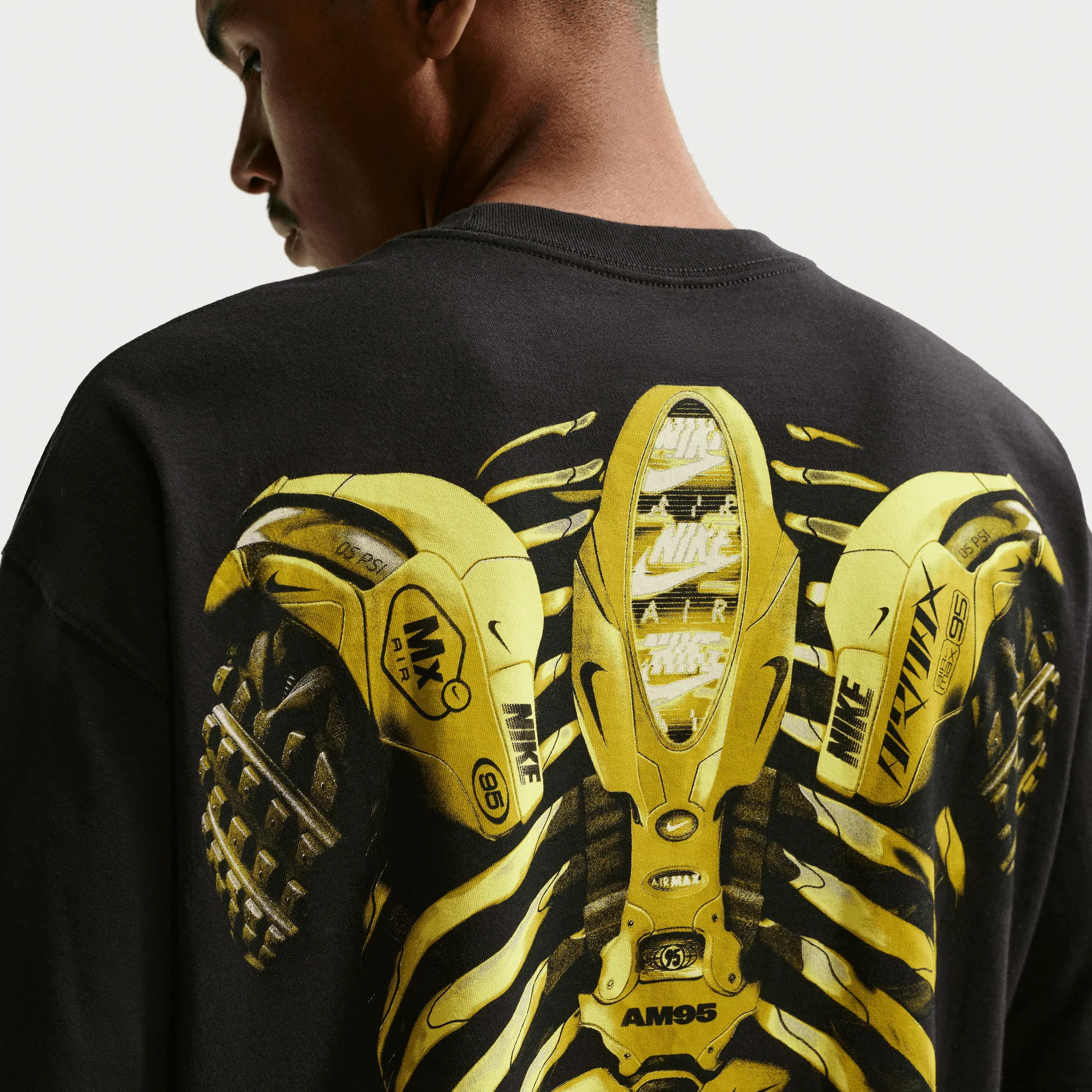 MAX90 X-RAY TEE - BLACK / NEON YELLOW - Image 3