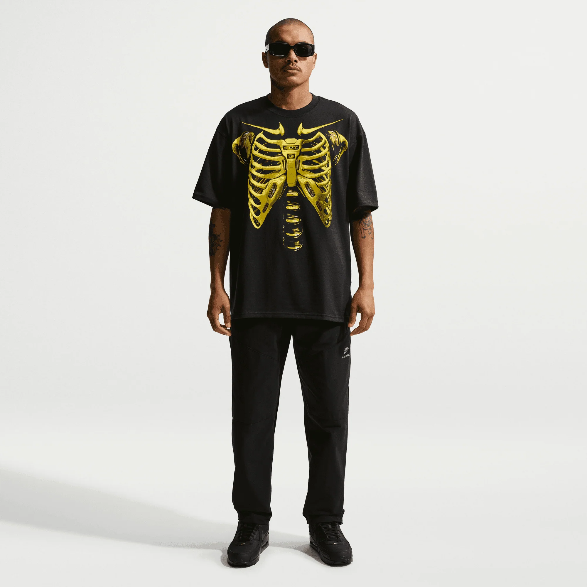 MAX90 X-RAY TEE - BLACK / NEON YELLOW - Image 4