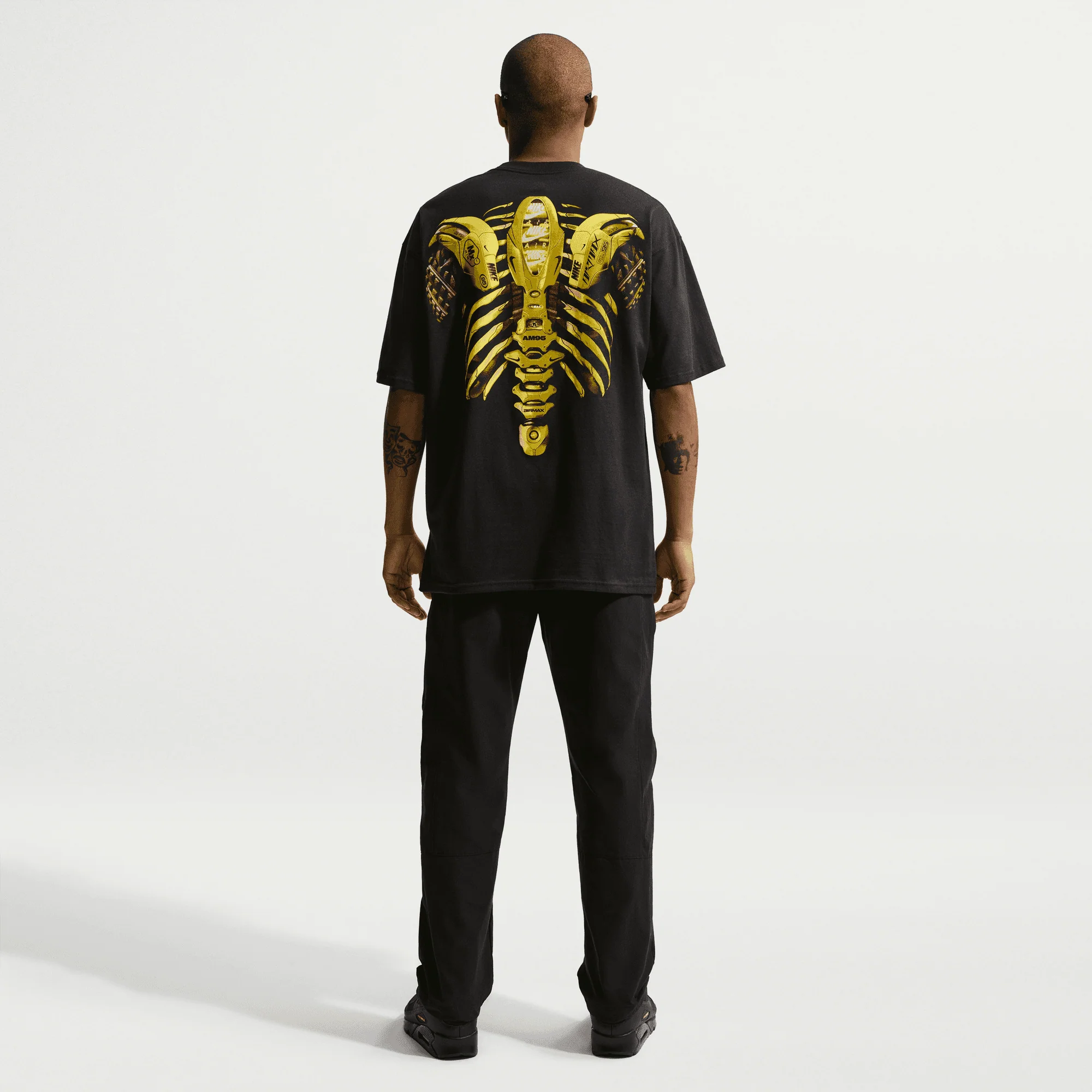 MAX90 X-RAY TEE - BLACK / NEON YELLOW - Image 5