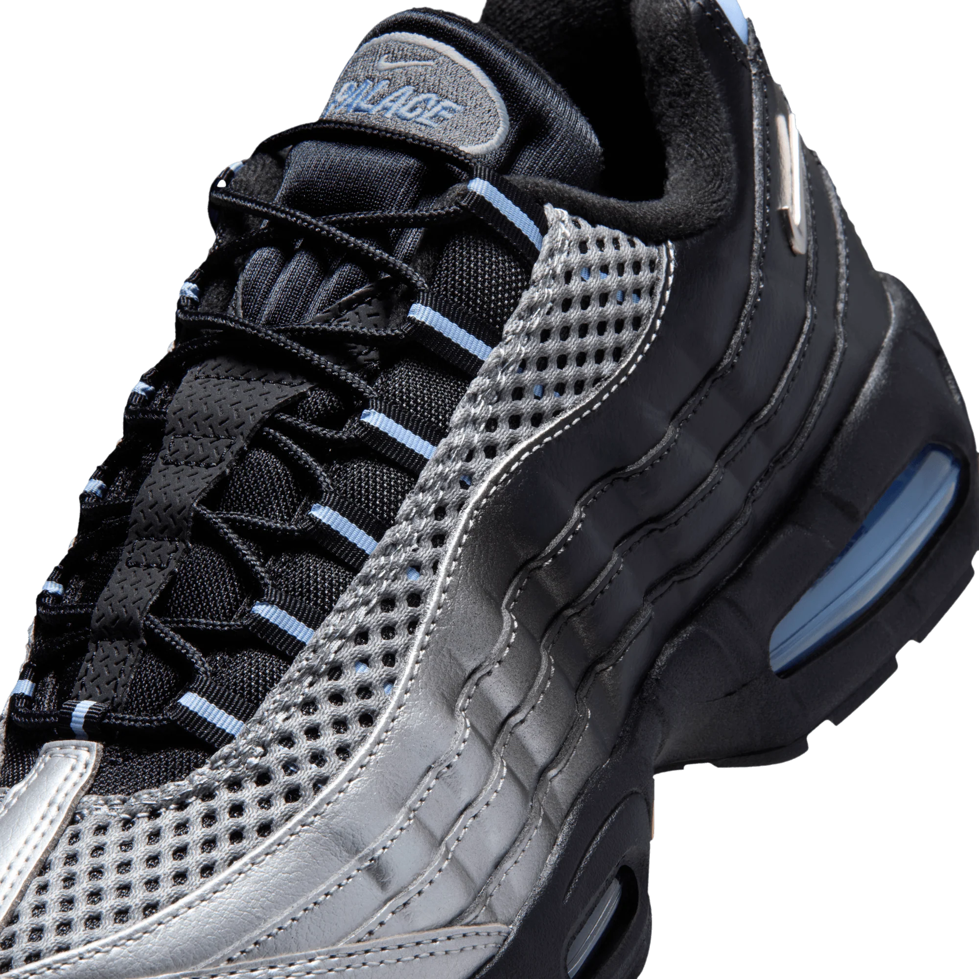 PALACE X NIKE AIR MAX 95 BIG BUBBLE "METALLIC SILVER" - Image 7