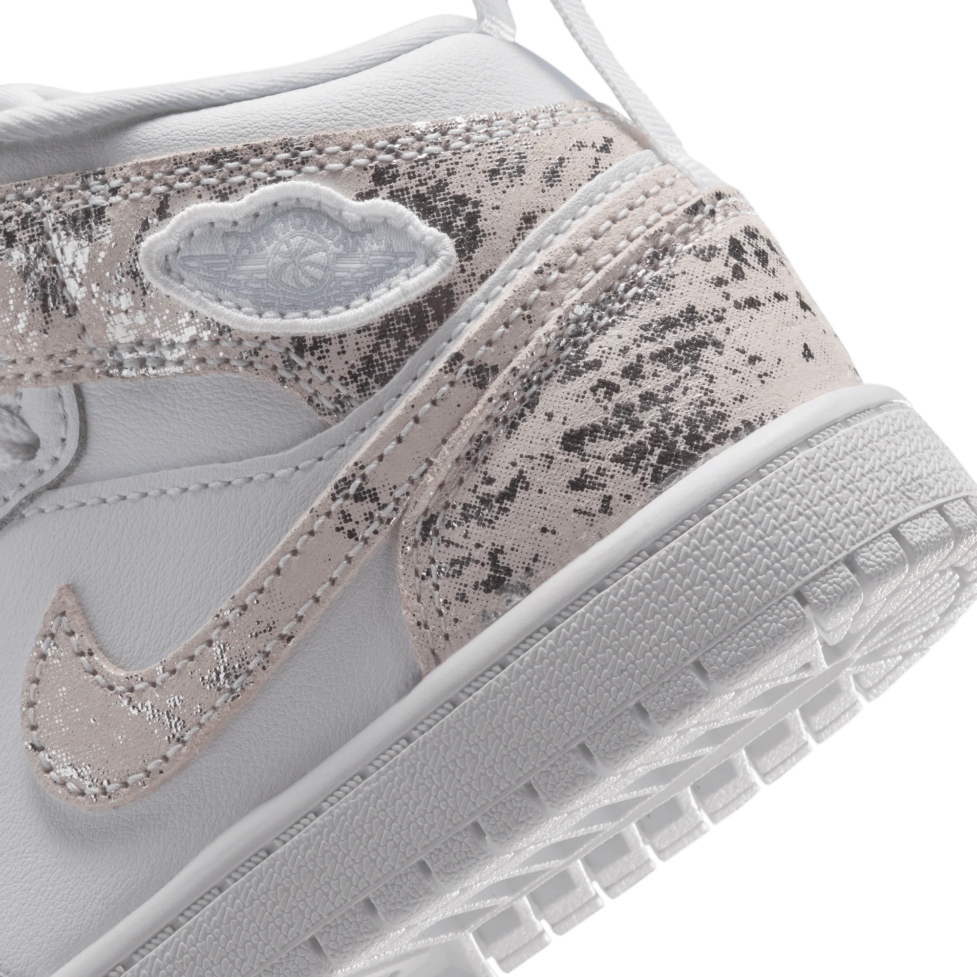 JORDAN 1 MID SE (PS) - WHITE / FIELD SILVER - Image 8