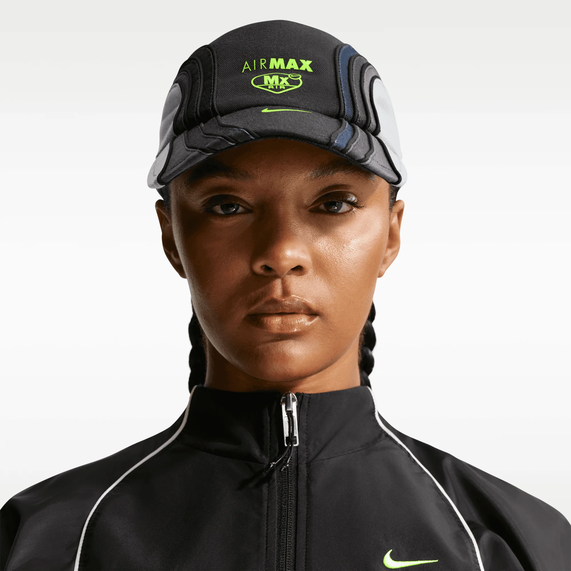 AIR MAX CLUB UNSTRUCTURED CAP - BLACK / WOLF GREY / VOLT - Image 2