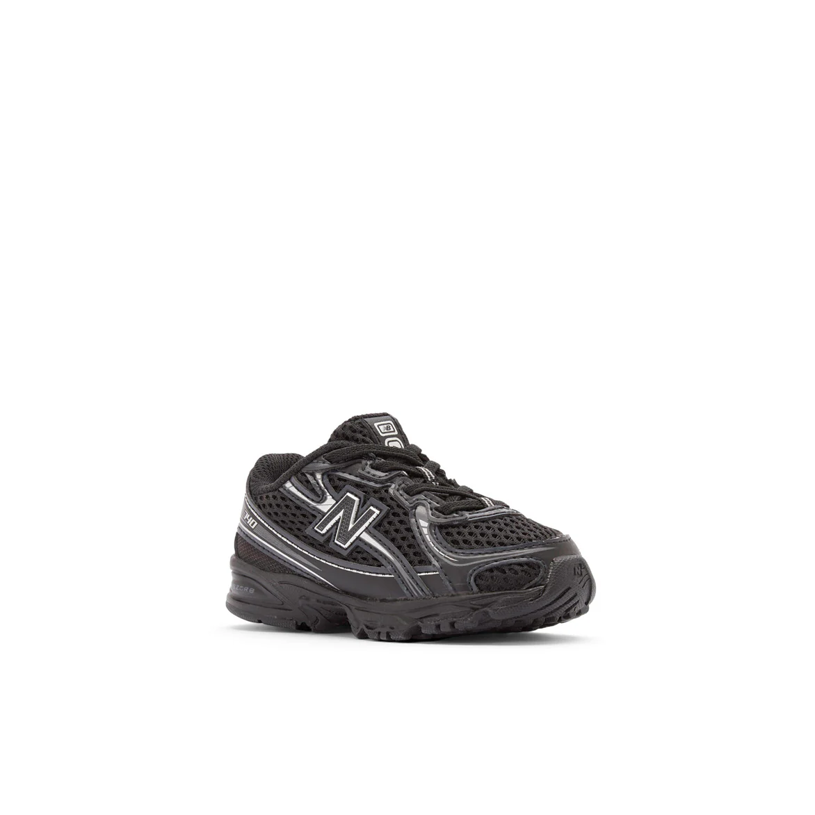 740 BUNGEE LACE (TD) - BLACK / SILVER METALLIC - Image 2