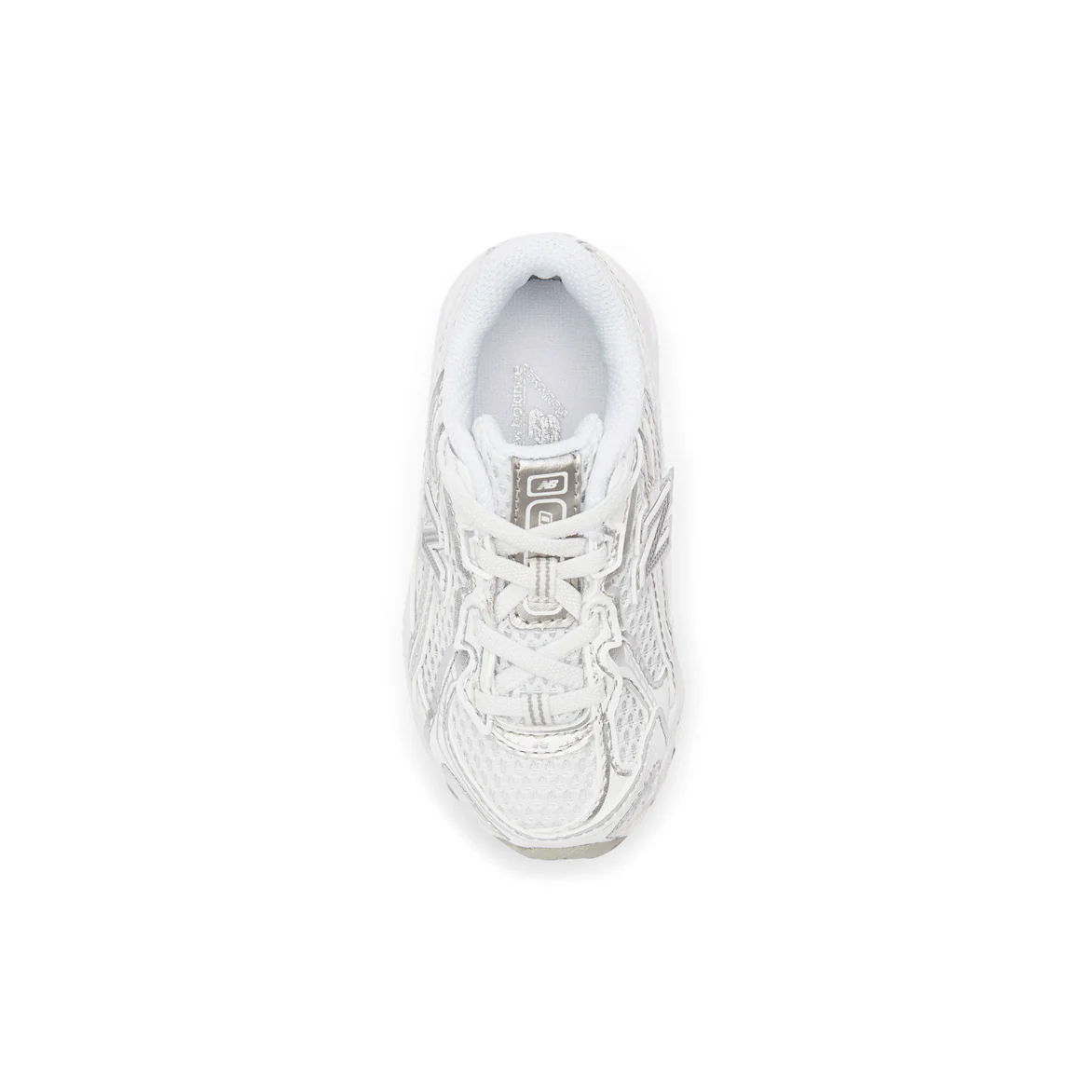 740 BUNGEE LACE (TD) - WHITE / SILVER METALLIC - Image 4