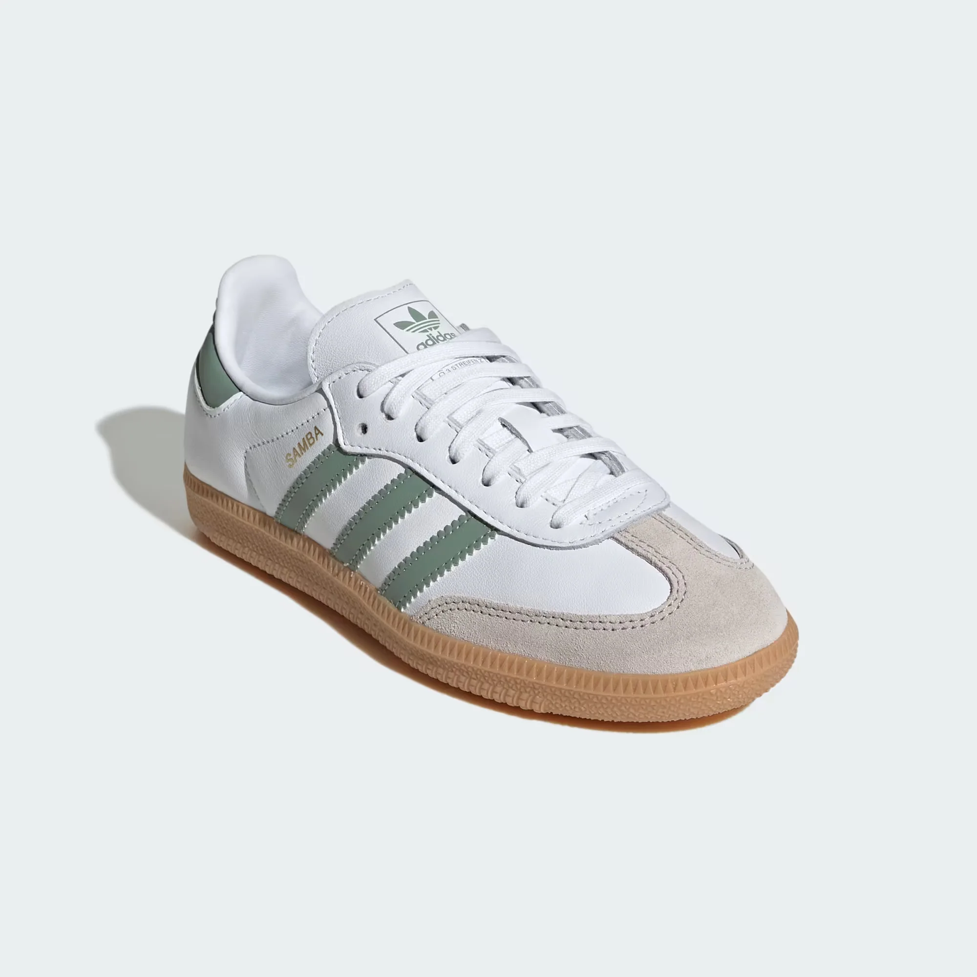 SAMBA OG (GS) - CLOUD WHITE / SILVER GREEN - Image 3