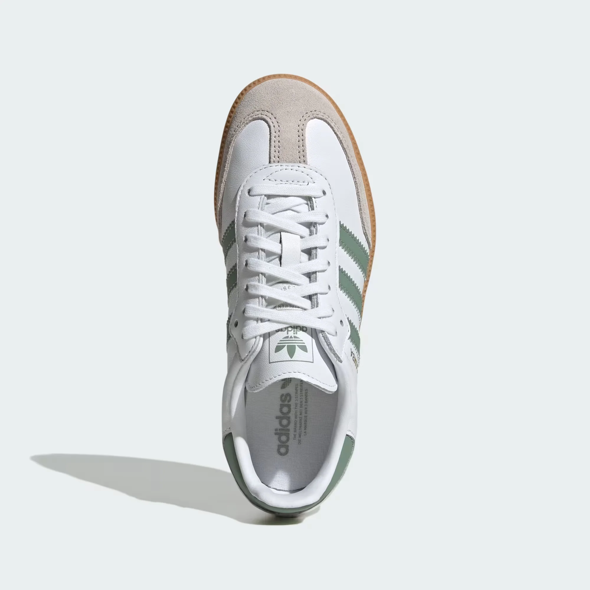 SAMBA OG (GS) - CLOUD WHITE / SILVER GREEN - Image 4