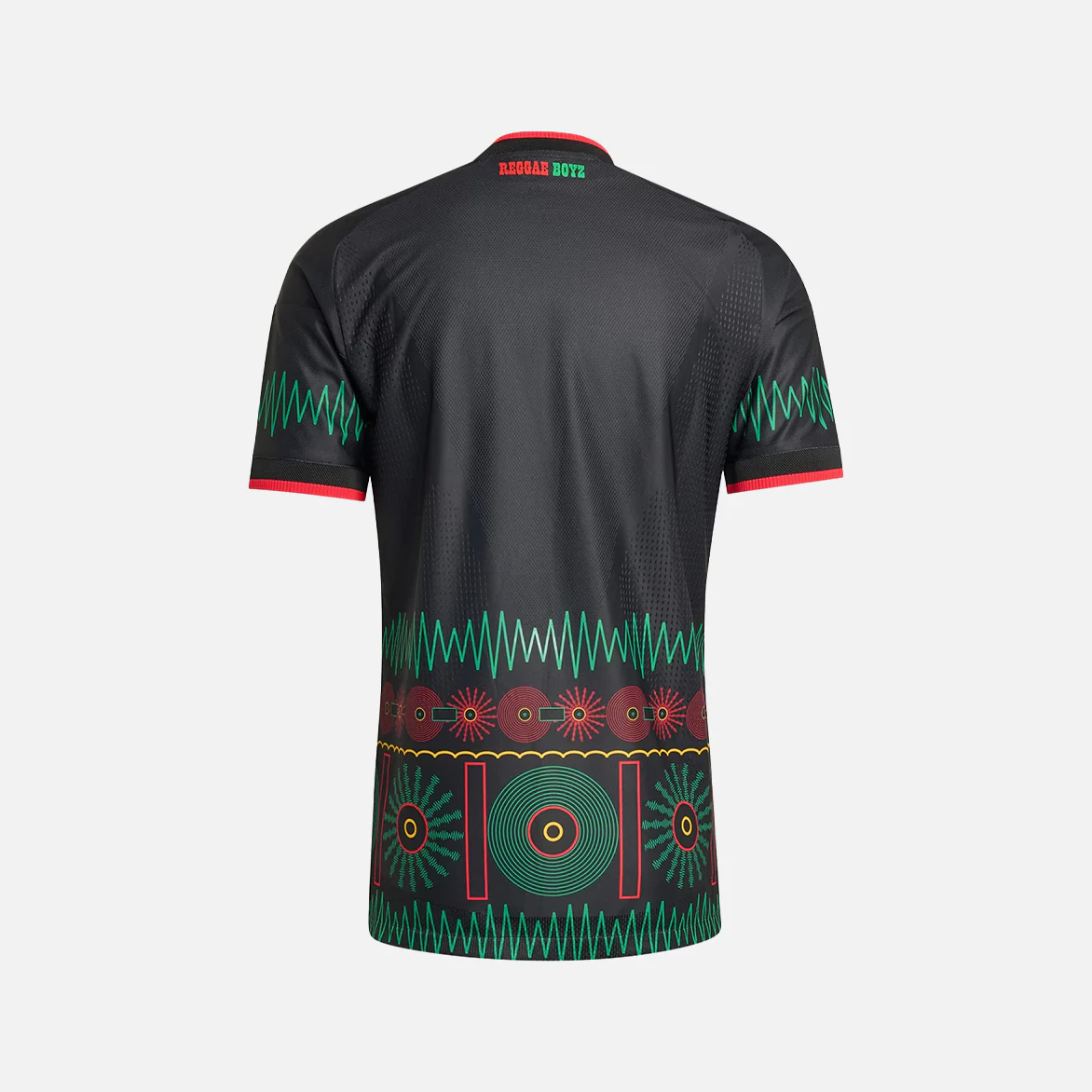 JAMAICA 26 X BOB MARLEY AWAY AUTHENTIC JERSEY - BLACK - Image 2