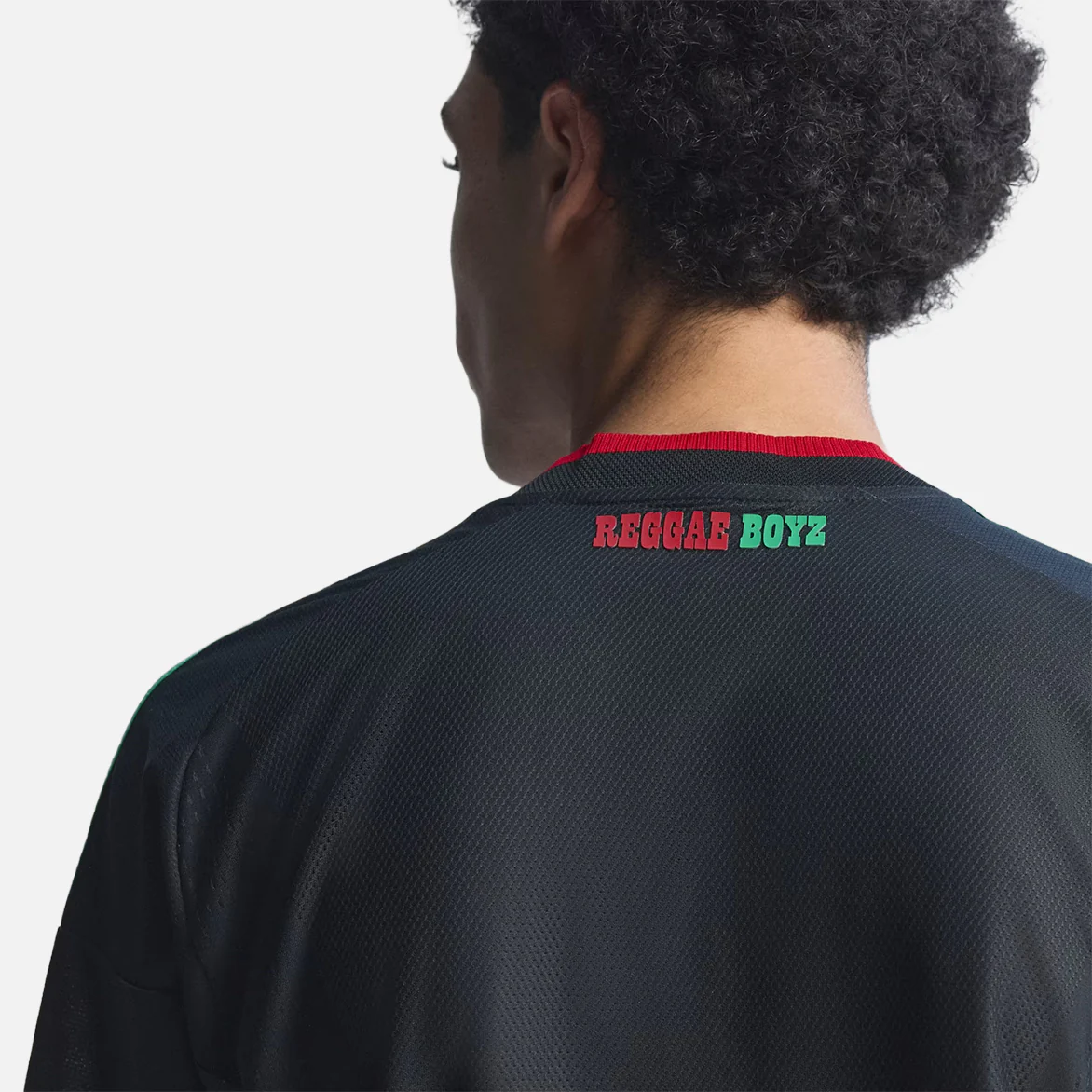 JAMAICA 26 X BOB MARLEY AWAY AUTHENTIC JERSEY - BLACK - Image 4