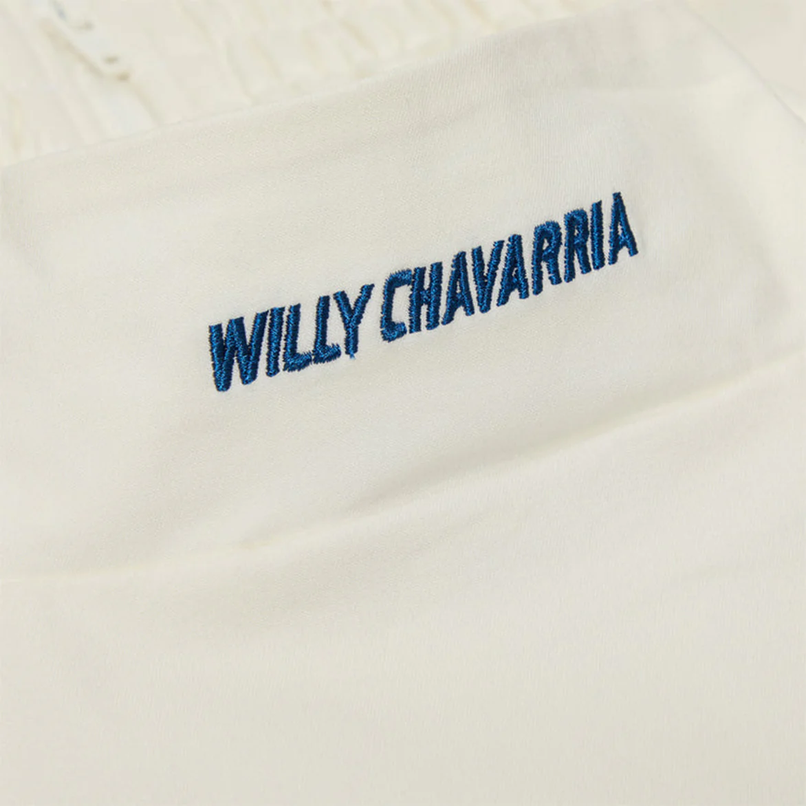 WILLY CHAVARRIA X ADIDAS POPLIN TRACKTOP - OFF WHITE - Image 4