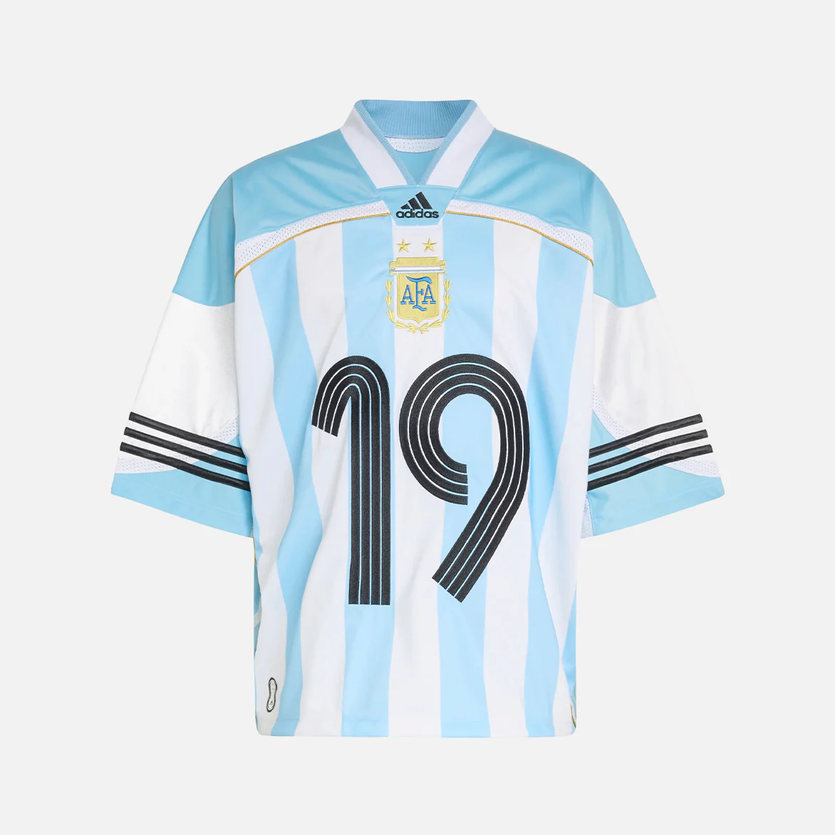 BRINGBACK REMIXED ARGENTINA JERSEY - CLEAR BLUE / WHITE