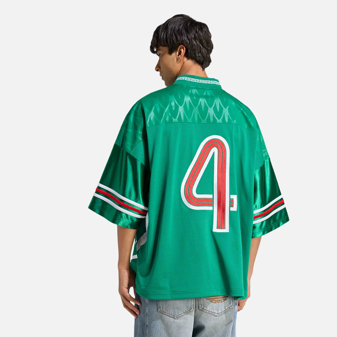 BRINGBACK REMIXED MEXICO JERSEY - BOLD GREEN / BETTER SCARLET - Image 3
