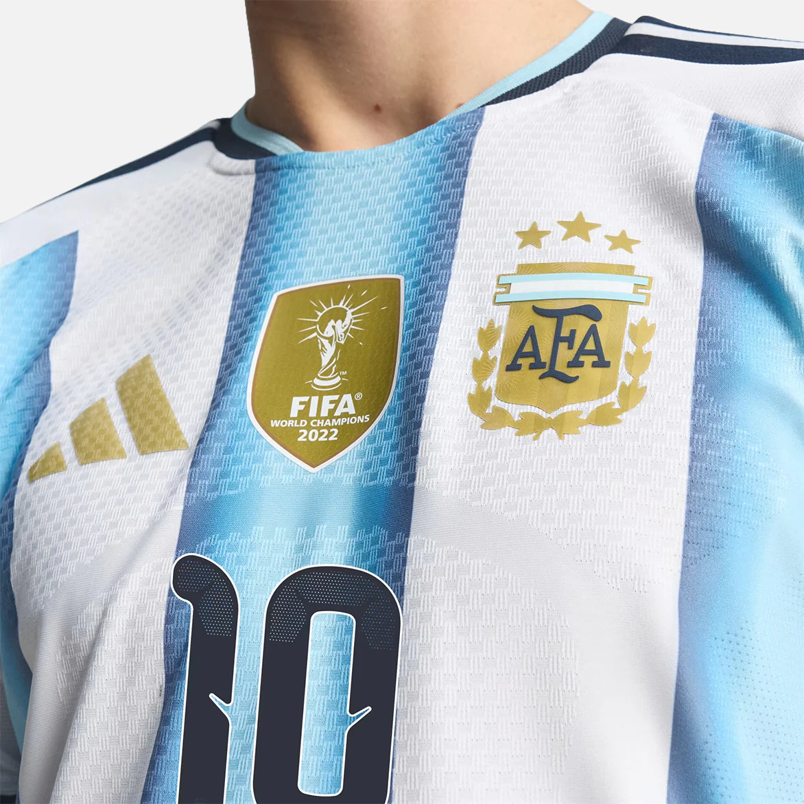 ARGENTINA '26 HOME MESSI AUTHENTIC JERSEY - WHITE / ICEY BLUE - Image 4