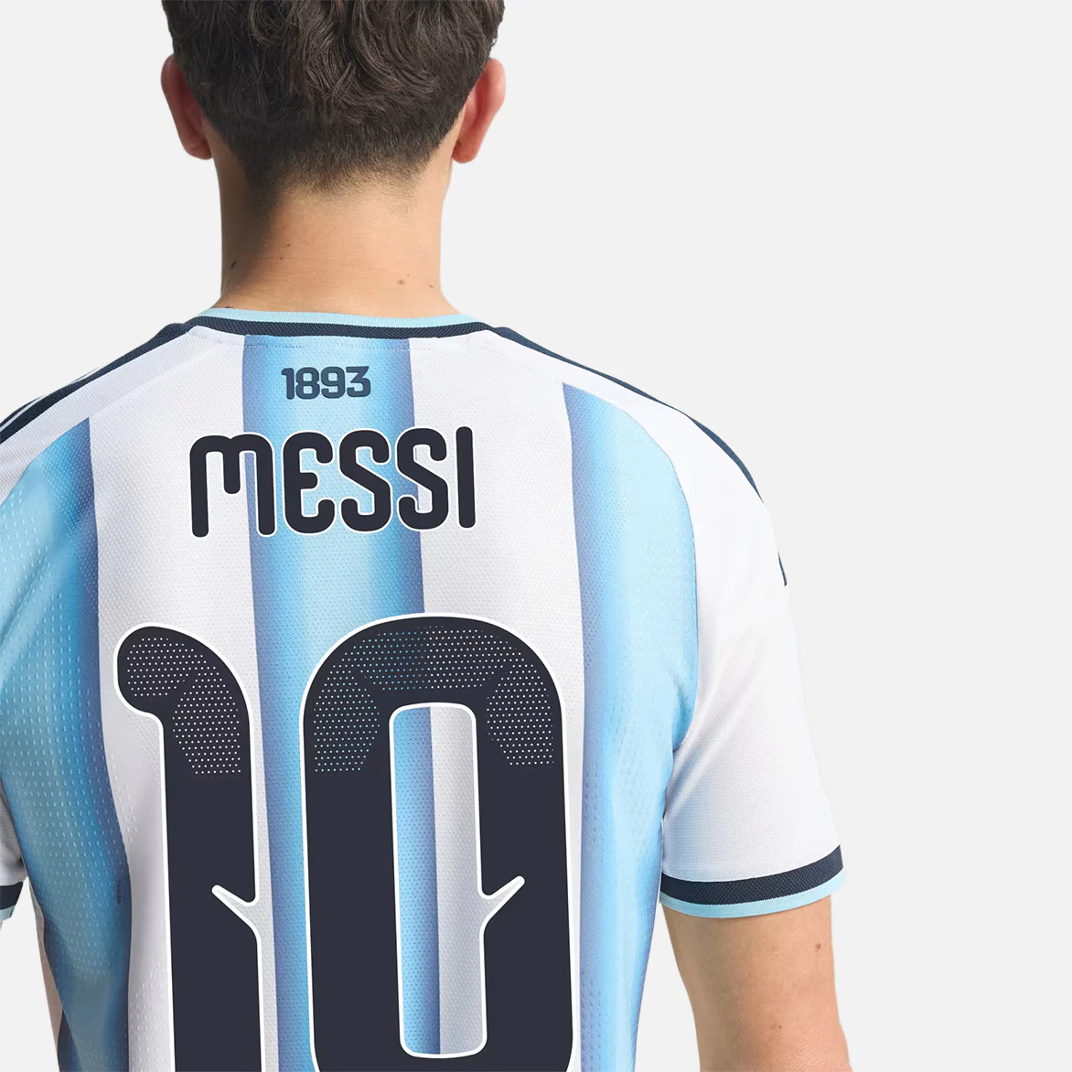 ARGENTINA '26 HOME MESSI AUTHENTIC JERSEY - WHITE / ICEY BLUE - Image 6