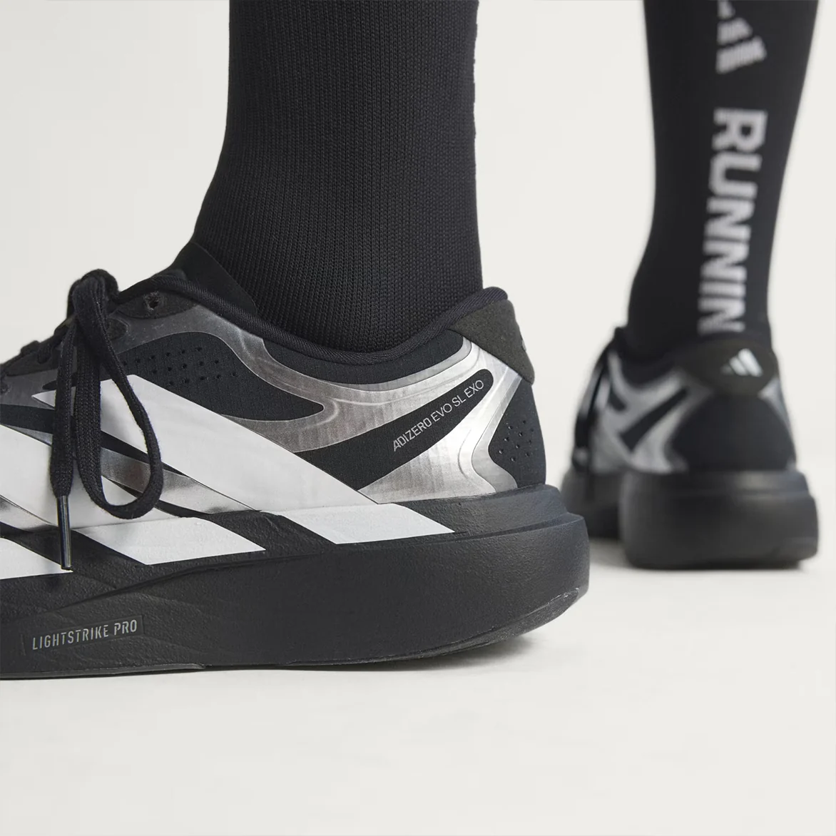 ADIZERO EVO SL EXO - CORE BLACK / IRON METALLIC - Image 5