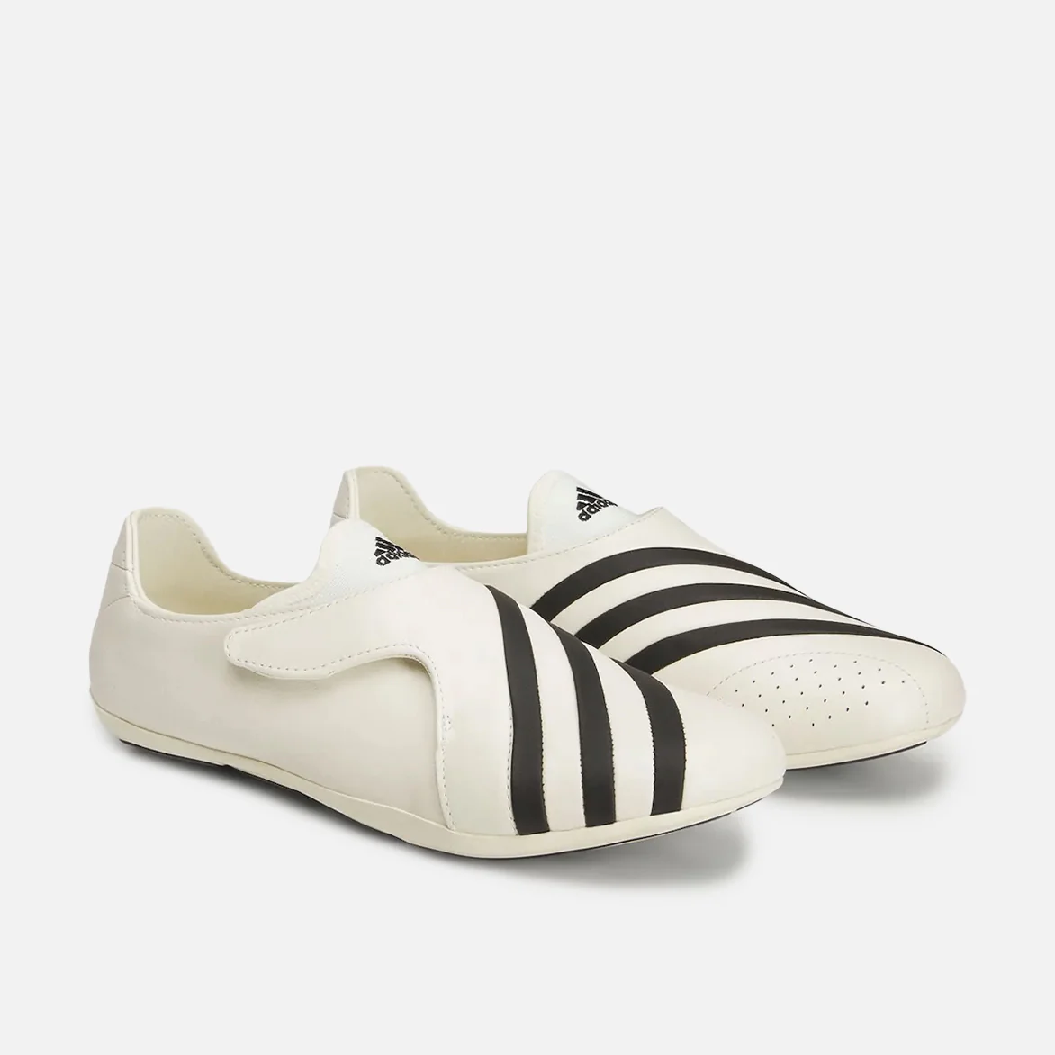 PHARRELL X ADIDAS VIRGINIA VARIO FLAT EARTHER "WHITE / BLACK" - Image 2