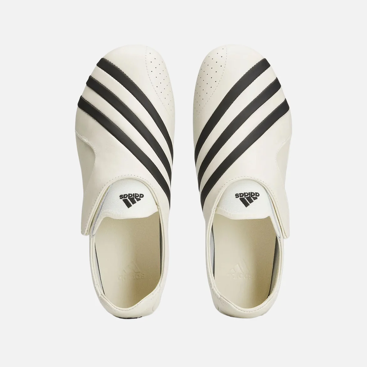 PHARRELL X ADIDAS VIRGINIA VARIO FLAT EARTHER "WHITE / BLACK" - Image 4
