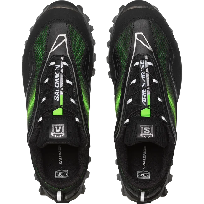 ARIES X SALOMON SNOWCLOG - BLACK  / GREEN GECKO / FTW SILVER - Image 3