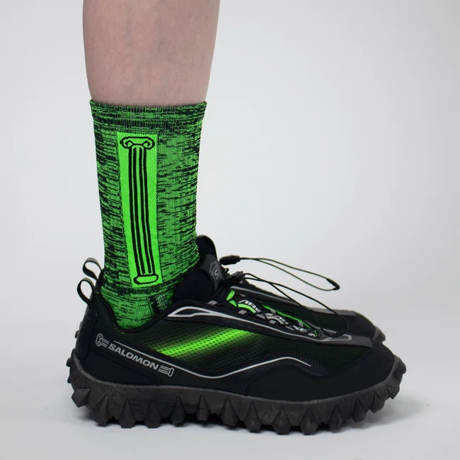ARIES X SALOMON SNOWCLOG - BLACK  / GREEN GECKO / FTW SILVER - Image 6