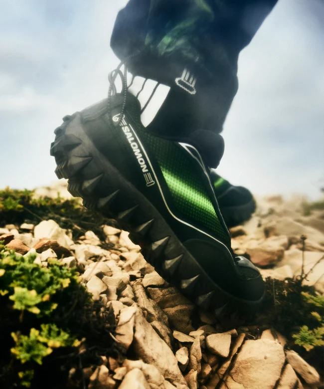 ARIES X SALOMON SNOWCLOG - BLACK  / GREEN GECKO / FTW SILVER - Image 7
