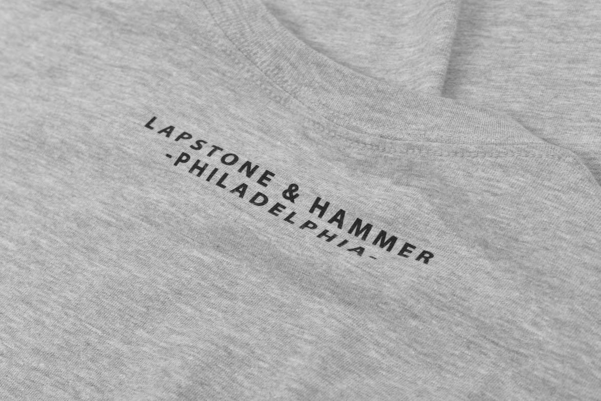 LAPSTONE LOGO POCKET TEE - GREY - Image 4