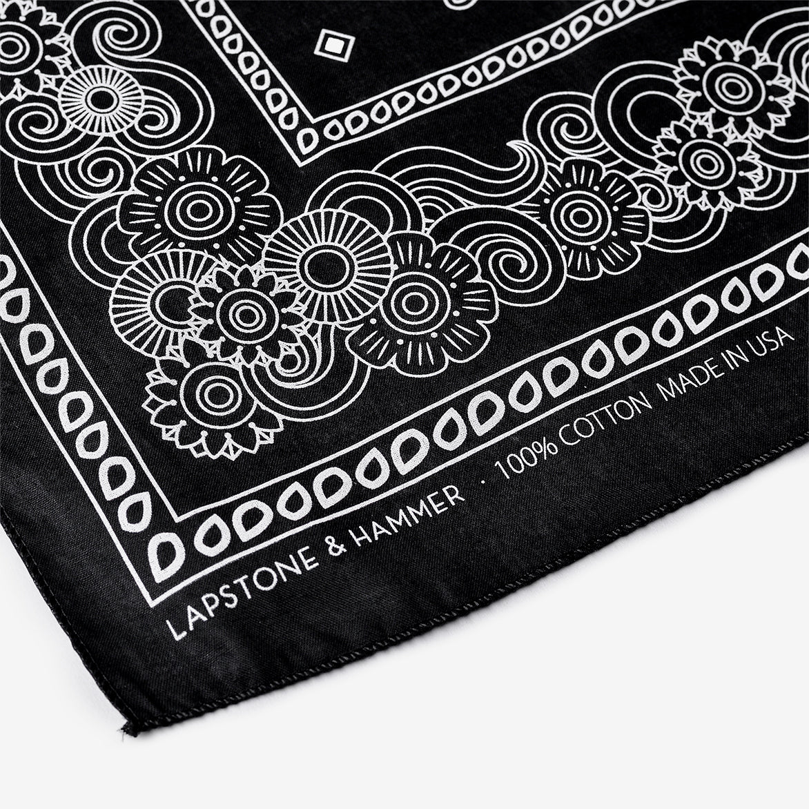 LAPSTONE STACK DECO BANDANA - BLACK / WHITE - Image 4