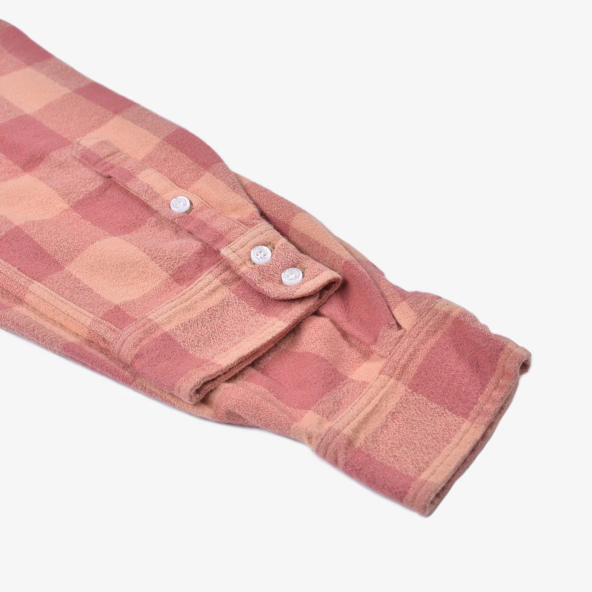 VINTAGE WASH BUFFALO CHECK FLANNEL - RUST - Image 4