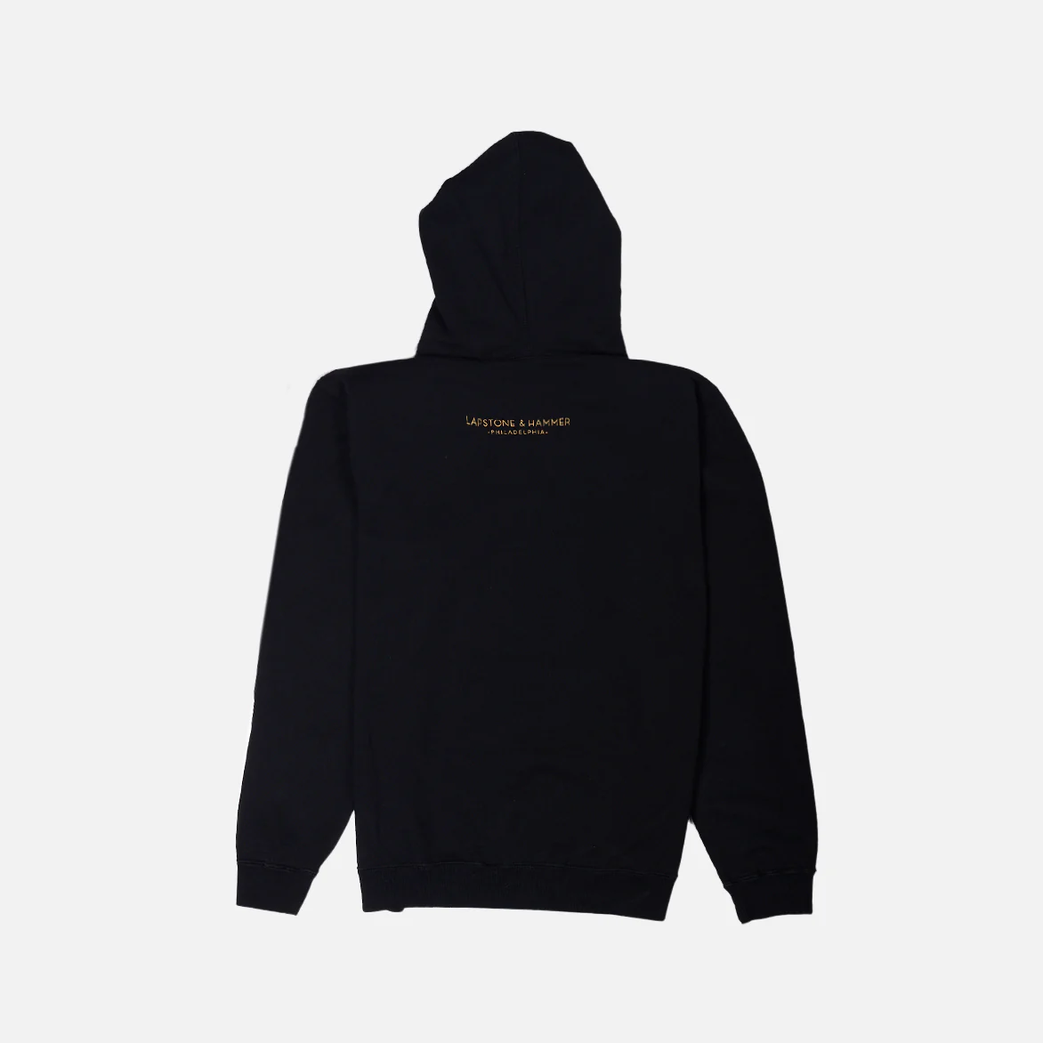 LH FUNDAMENTALS BY STANDARD ISSUE HOODIE - BLACK / TAN - Image 2