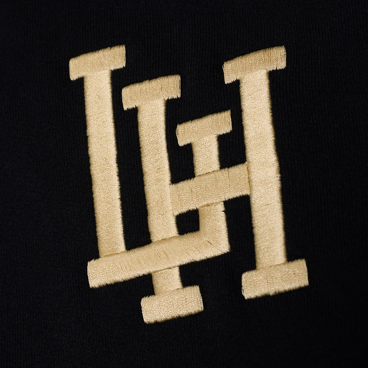 LH FUNDAMENTALS BY STANDARD ISSUE HOODIE - BLACK / TAN - Image 3