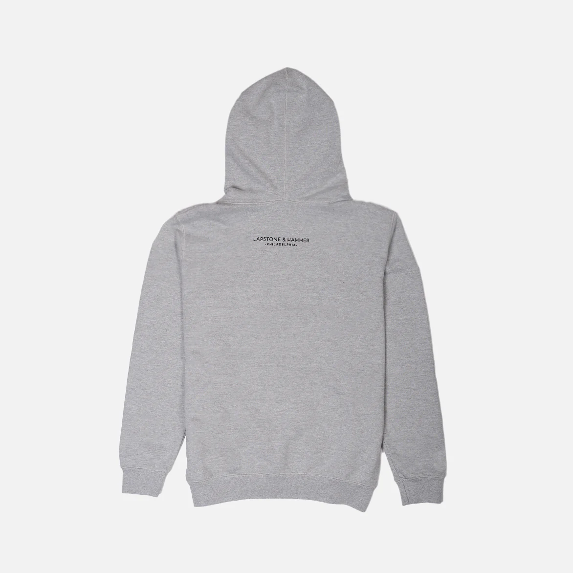 LH FUNDAMENTALS BY STANDARD ISSUE HOODIE - GREY / BLACK - Image 2