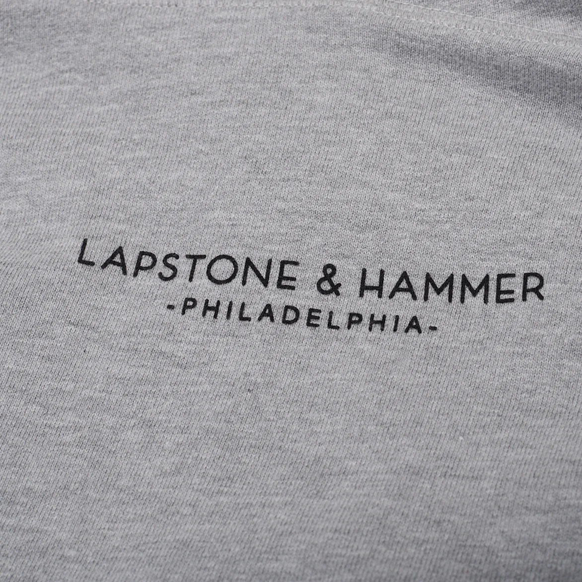 LH FUNDAMENTALS BY STANDARD ISSUE HOODIE - GREY / BLACK - Image 3