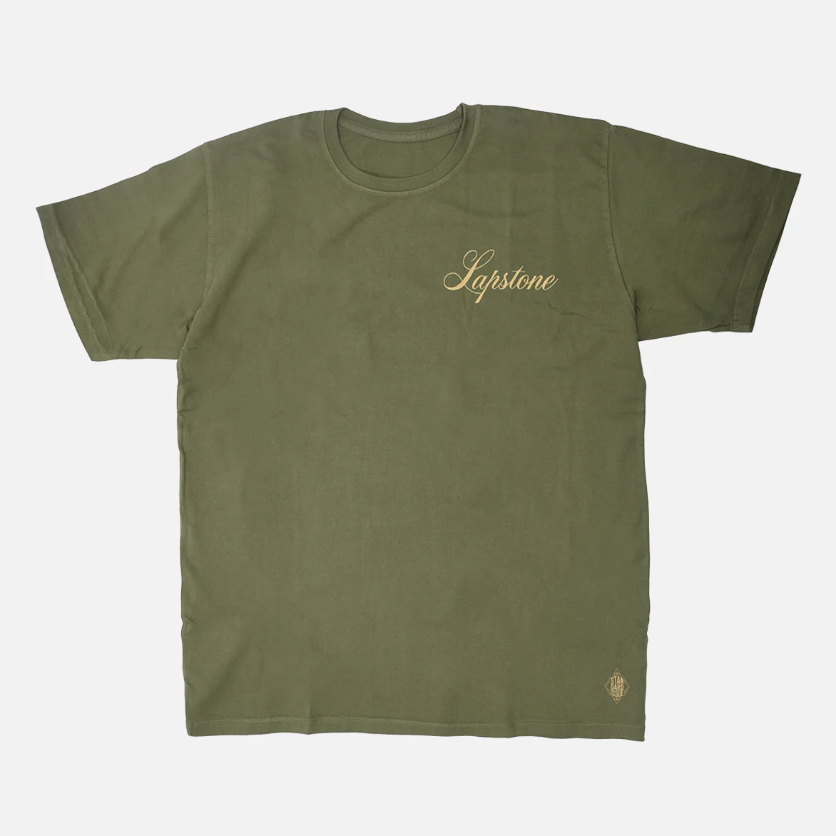 STANDARD ISSUE FOR LAPSTONE TEE - OLIVE / CREAM