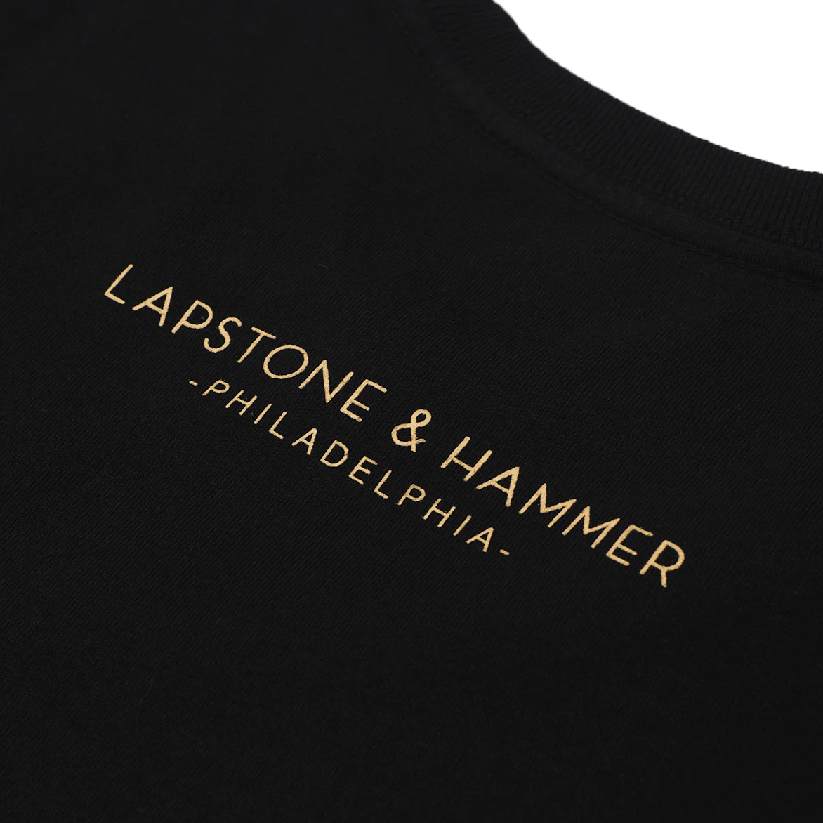 LH FUNDAMENTAL BY STANDARD ISSUE TEE - BLACK / TAN - Image 5