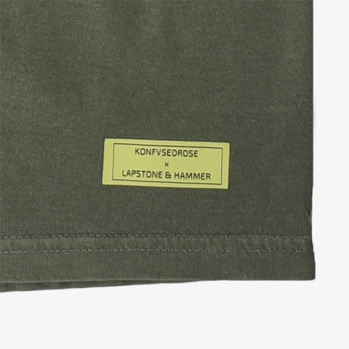 KONFVSEDROSE FOR LAPSTONE "ATHLETIC DEPT" TEE - MOSS - Image 3