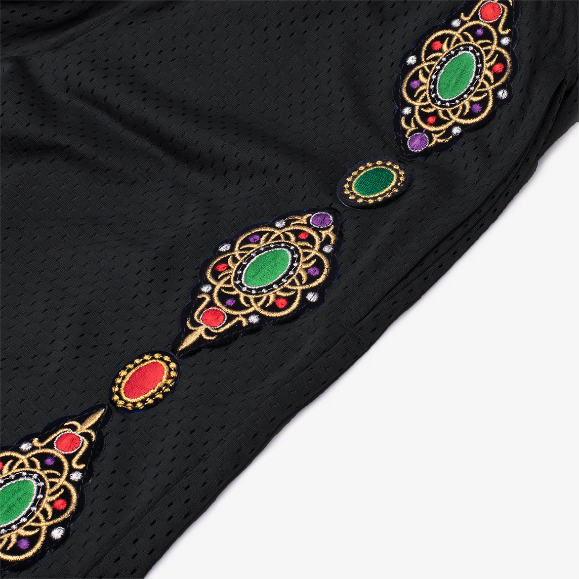 LAPSTONE X N. SHEIKH "FORGOTTEN GEMS" MESH SHORT - BLACK - Image 3