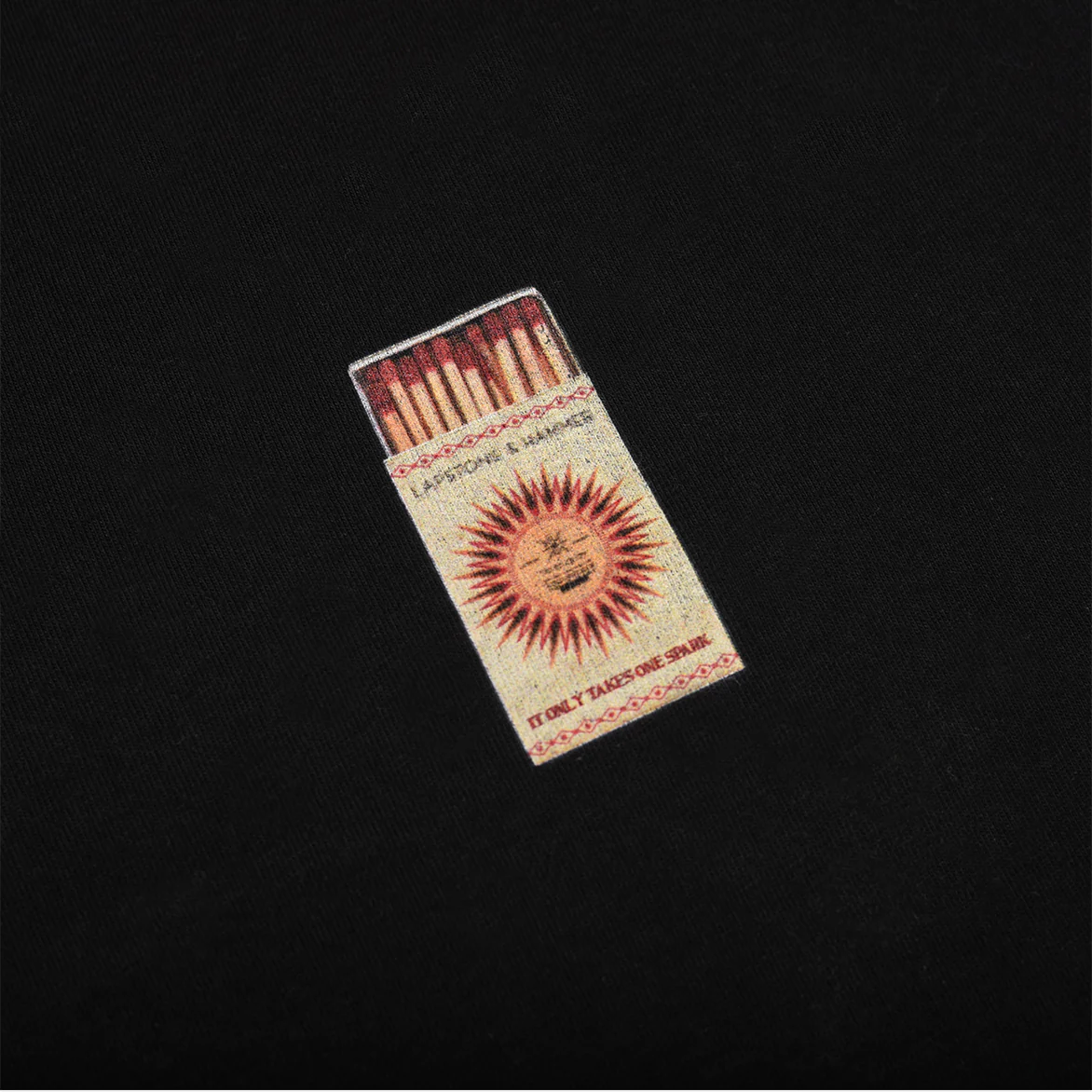 MATCHBOX  TEE - BLACK - Image 3