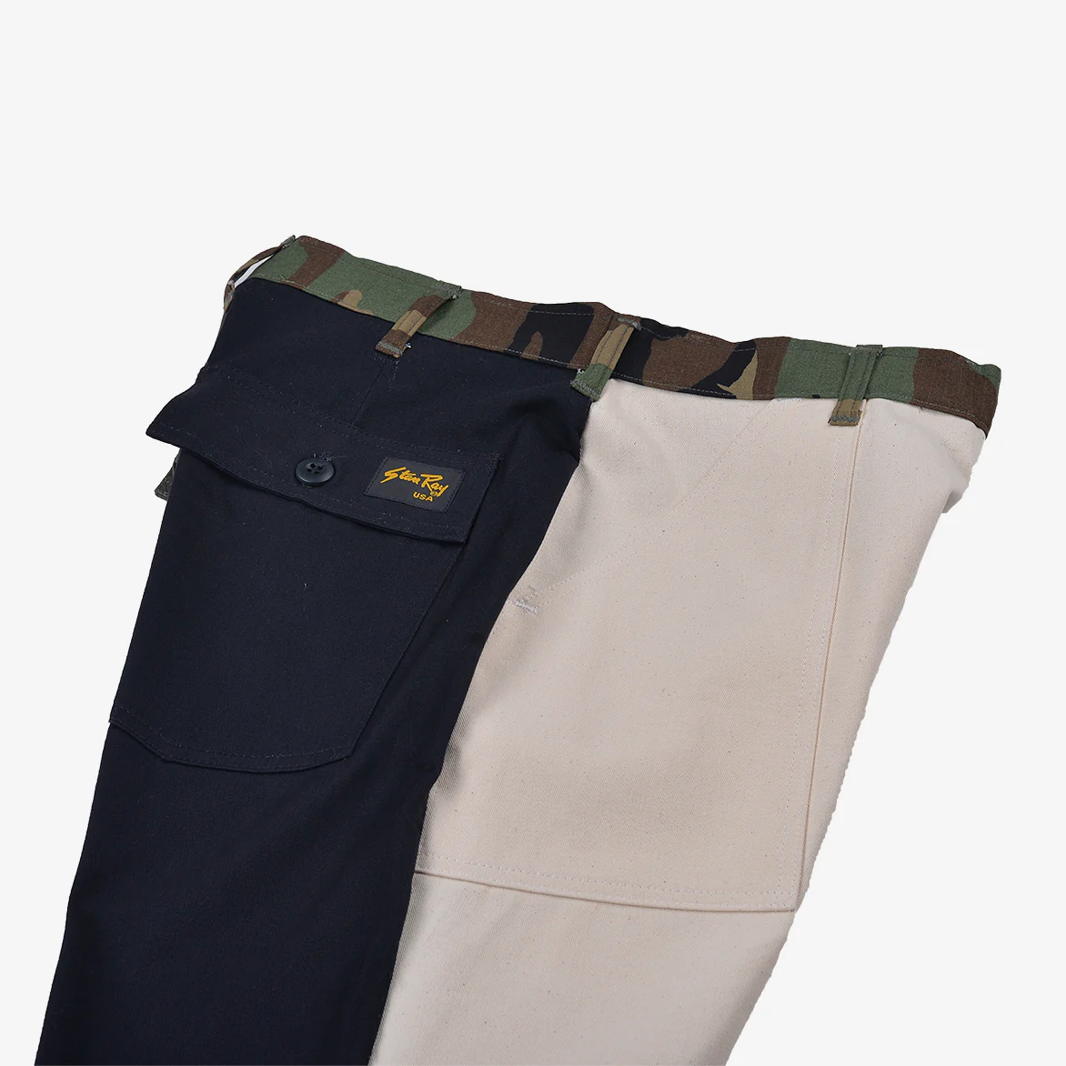 RECONSTRUCT TAPER FATIGUE PANT - NATURAL / TIGER (3) - Image 4
