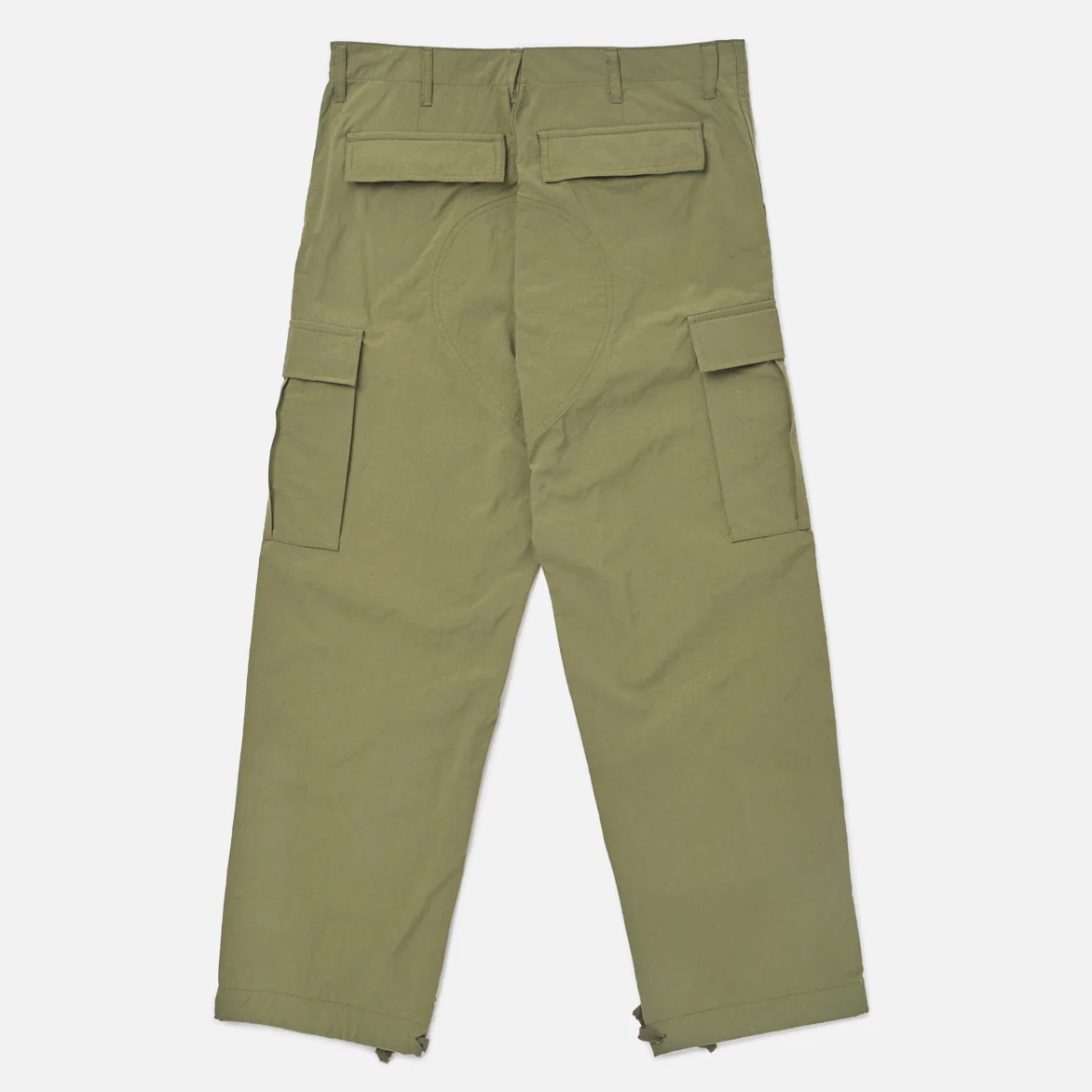 NYLON RELAXED CARGO PANT - OLIVE - Image 2
