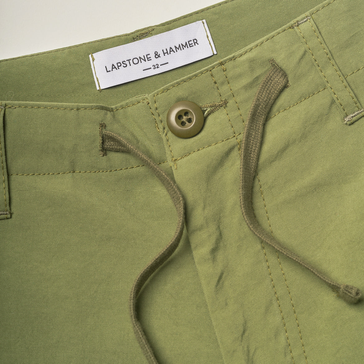 NYLON RELAXED CARGO PANT - OLIVE - Image 3