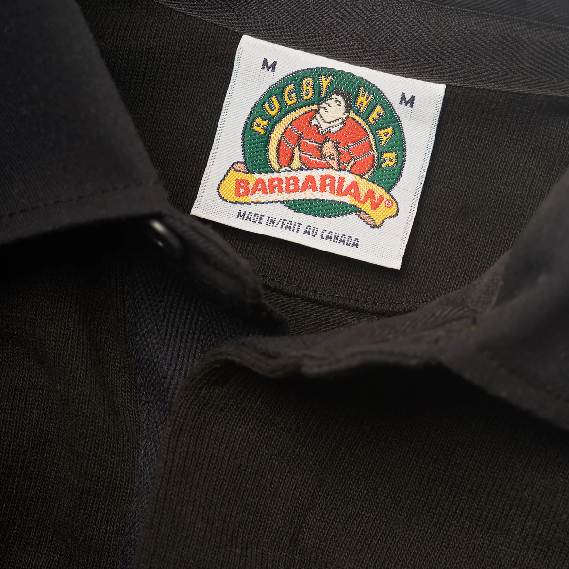 LAPSTONE FOR BARBARIAN RUGBY SHIRT - BLACK - Image 3