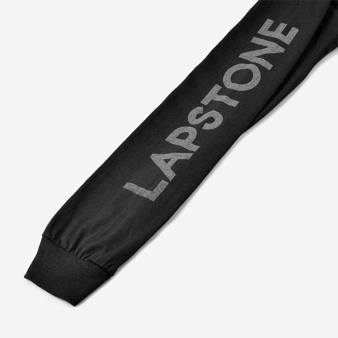 LAPSTONE DECO L/S TEE - BLACK / REFLECTIVE - Image 5