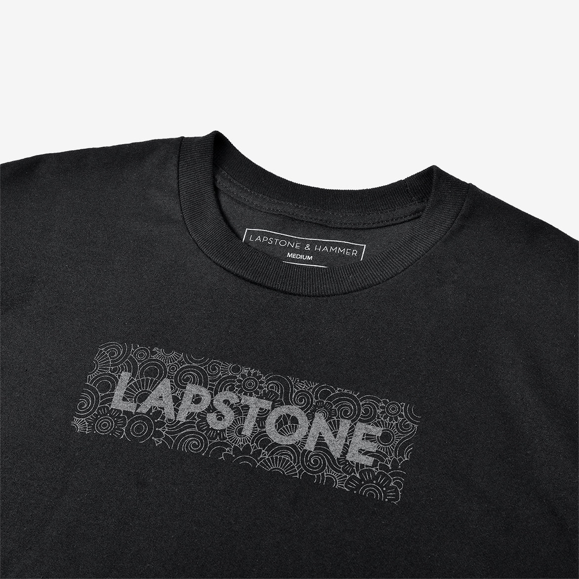 LAPSTONE DECO BOX TEE - BLACK REFLECTIVE - Image 3