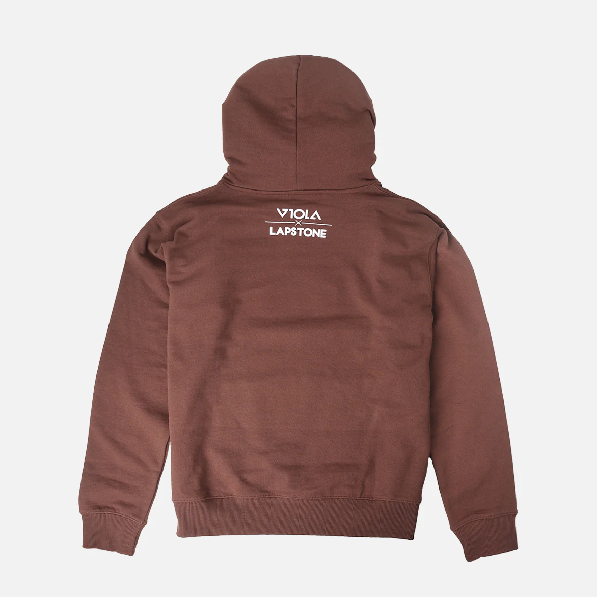 LAPSTONE X VIOLA X IVERSON "SPLIT FACE" HOODIE - BROWN - Image 2