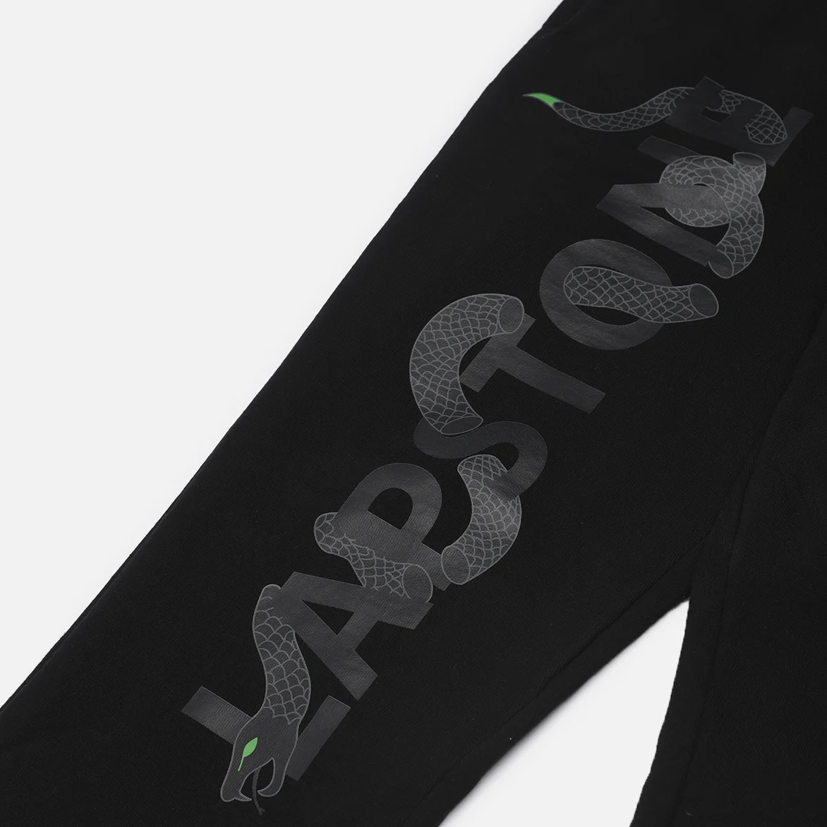 "YEAR OF THE SNAKE" FLARE PANTS - JET BLACK - Image 3