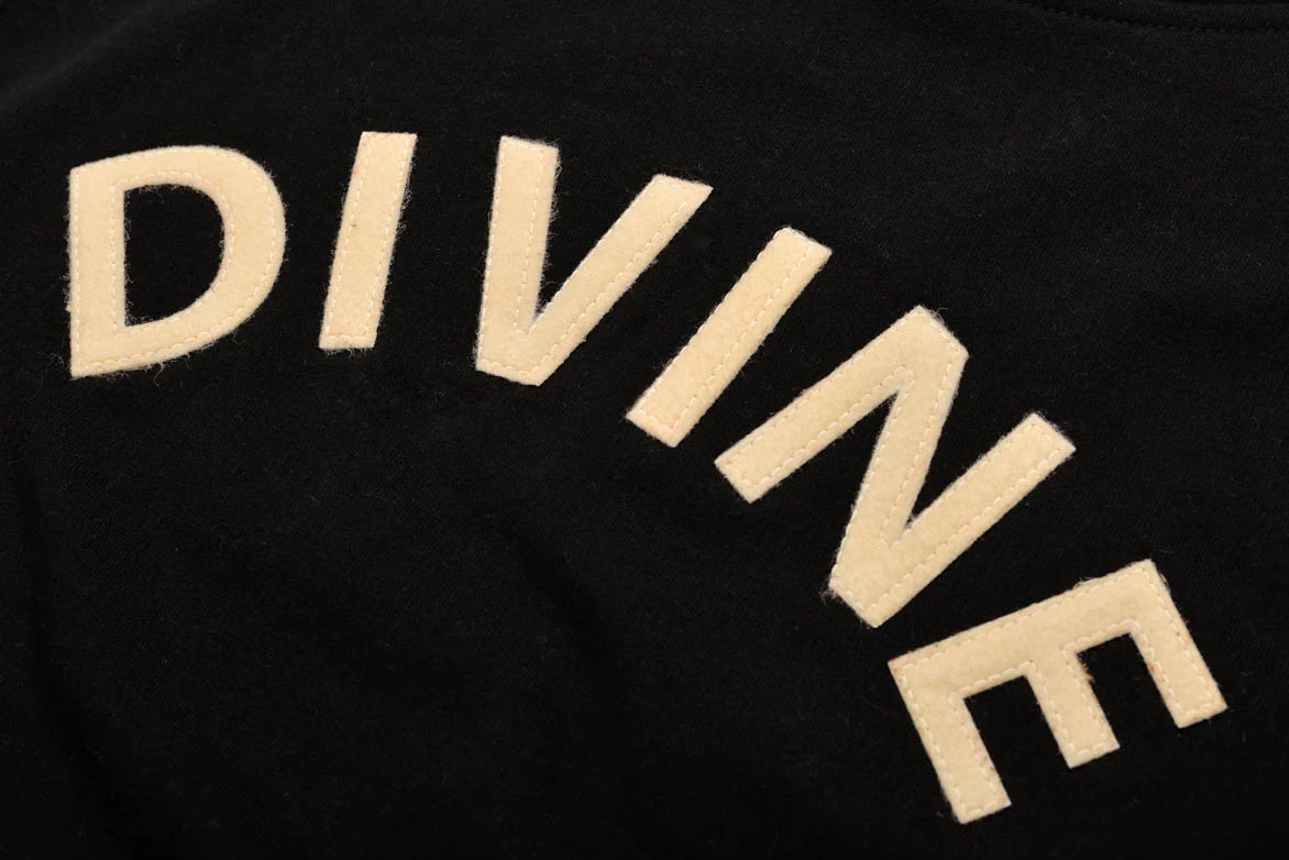 DIVINE YOUTH HOODIE - BLACK - Image 3