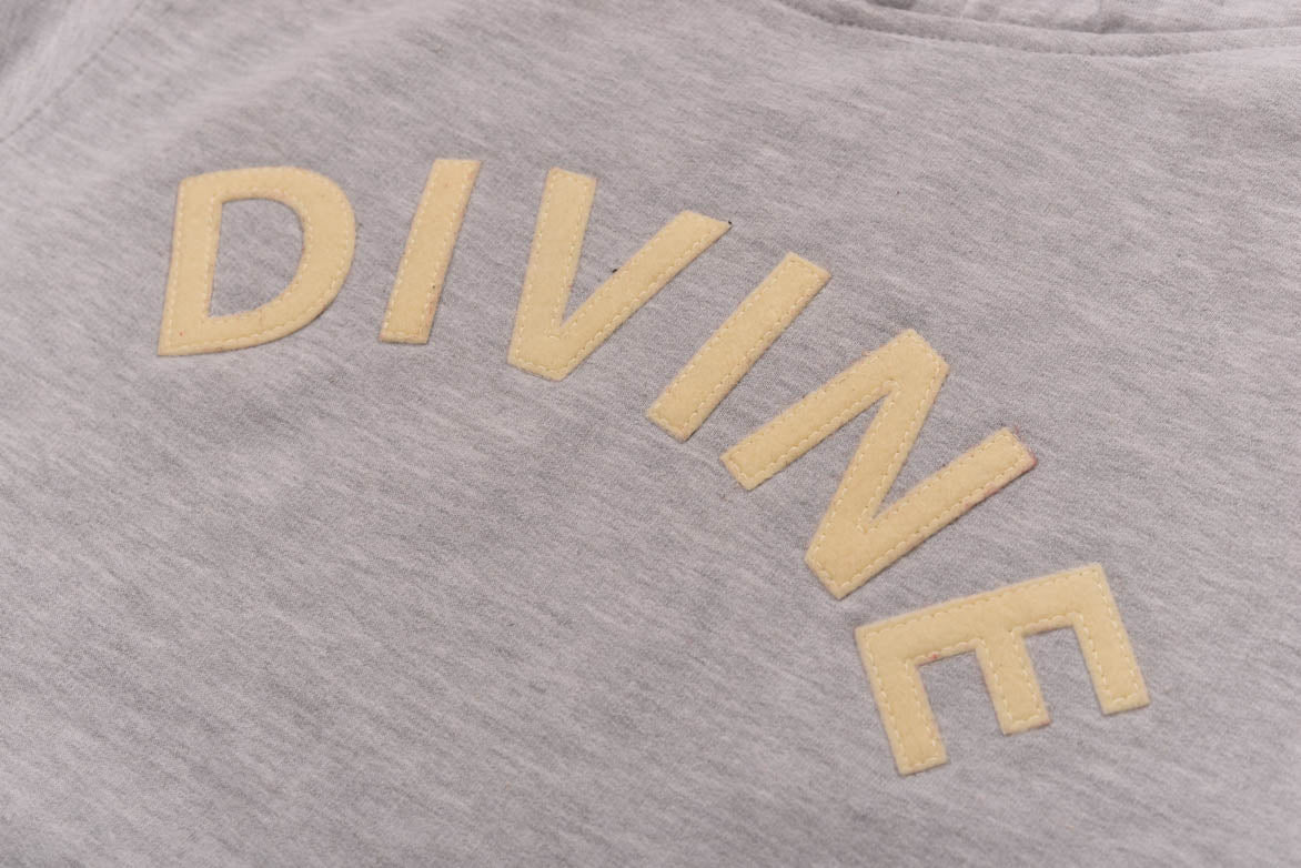DIVINE YOUTH HOODIE - GREY - Image 3