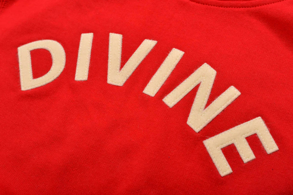 DIVINE YOUTH HOODIE - RED - Image 3