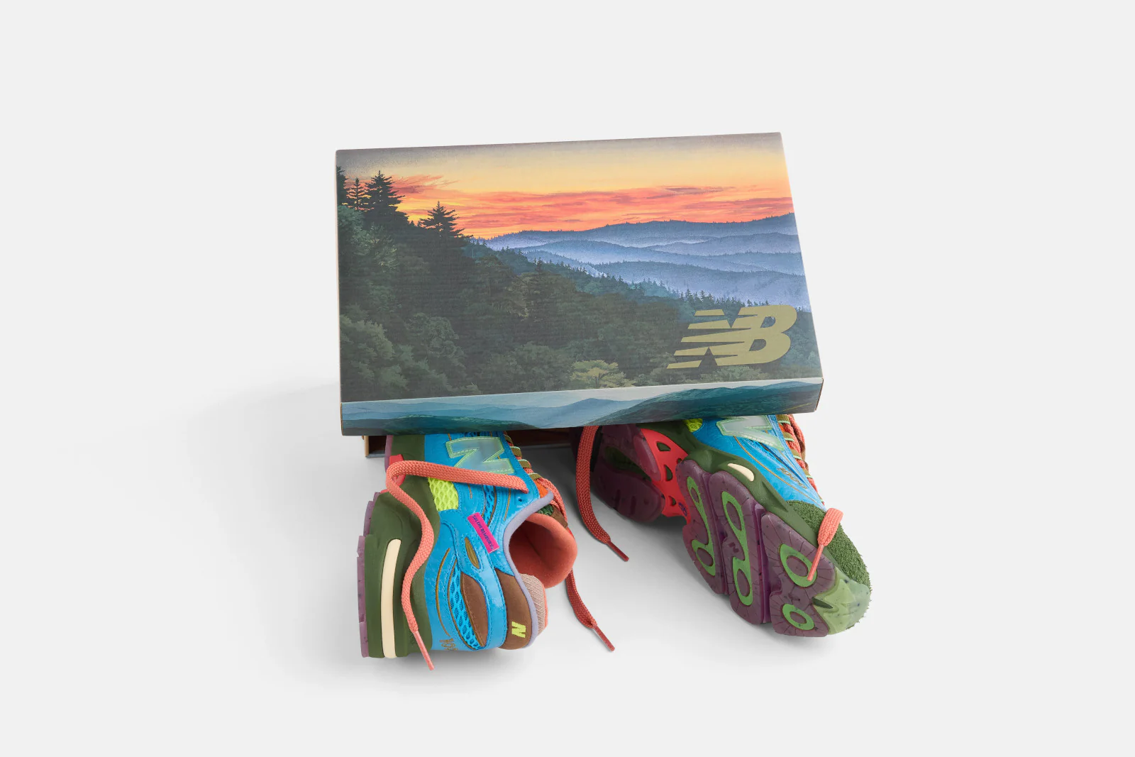 SALEHE BEMBURY X NEW BALANCE 1000 "FOG BE THE CLOUD" - Image 9