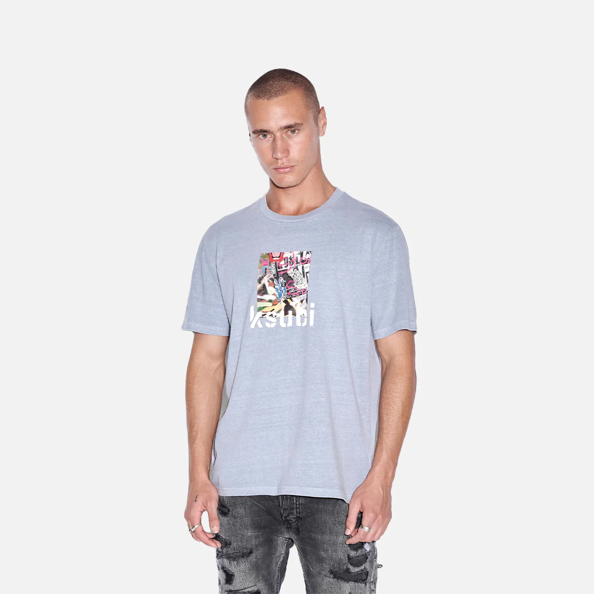 KULTURE KASH SS TEE STORM - BLUE - Image 2