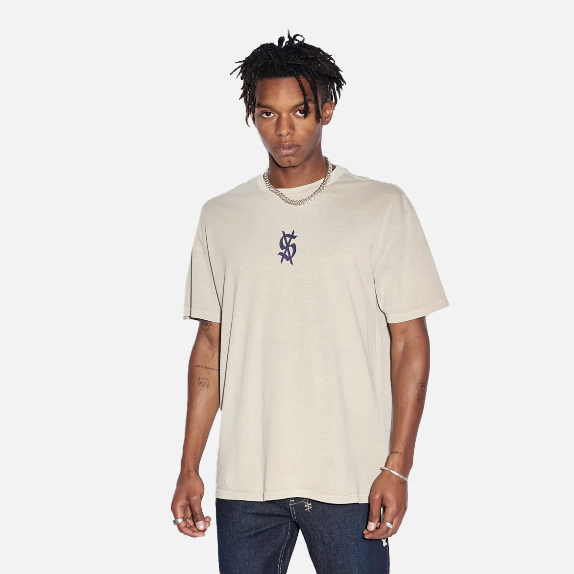 DOLLAGRAM BIGGIE SS TEE TERRA - KHAKI - Image 2