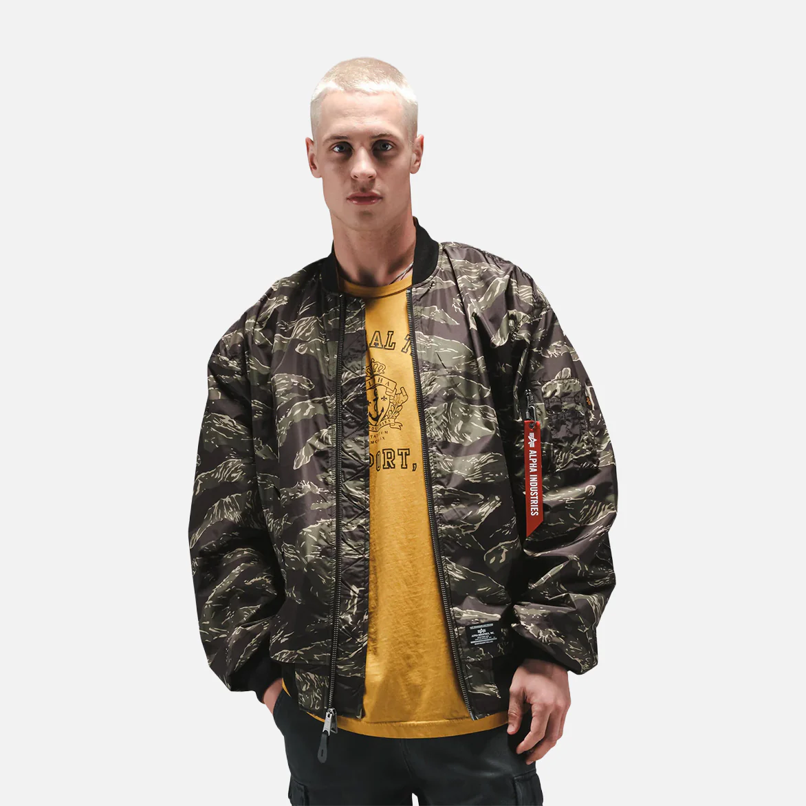 L-2B OVERSIZED FLIGHT JACKET - TIGER CAMO - Image 4